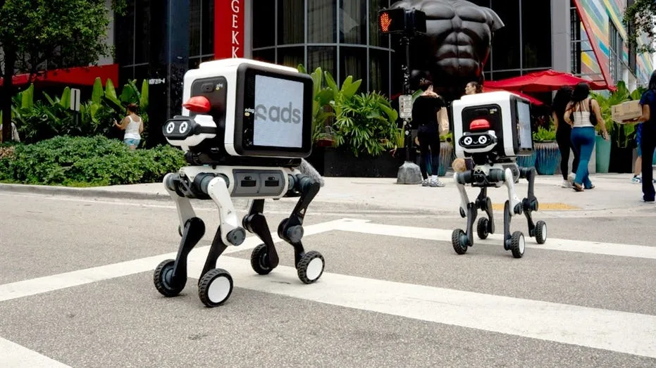 Robot Dog Concept Offers Last-Mile Package Delivery and Mobile Advertising Capabilities